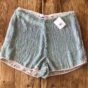 NWT Glamorous Sequin Shorts (size XS)
